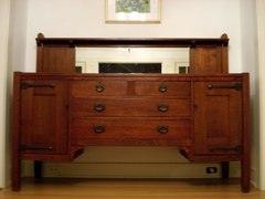 Stickley Brothers 70 inch strap hinge sideboard